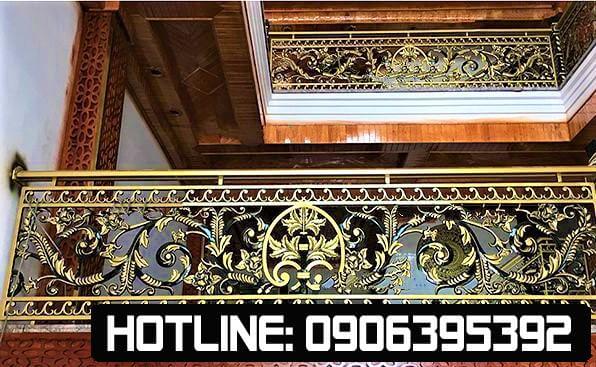 Mẫu lan can ban công nhôm đúc đẹp giá rẻ