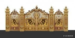 Cổng nhôm đúc cao cấp