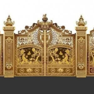 Cổng nhôm đúc cao cấp