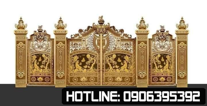 17 Cổng nhôm đúc cao cấp